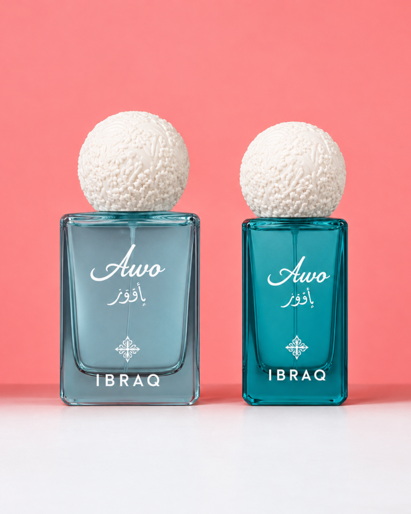 Two pieces of musk spray and oil from Ibraq Ibrahim Al-Qurashi