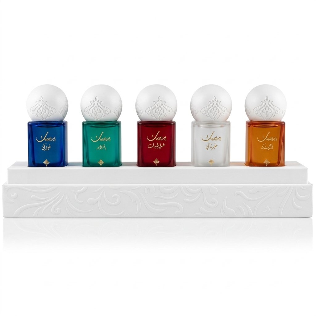 Ibrahim Al Qurashi Musk Oil Set, 6 ml